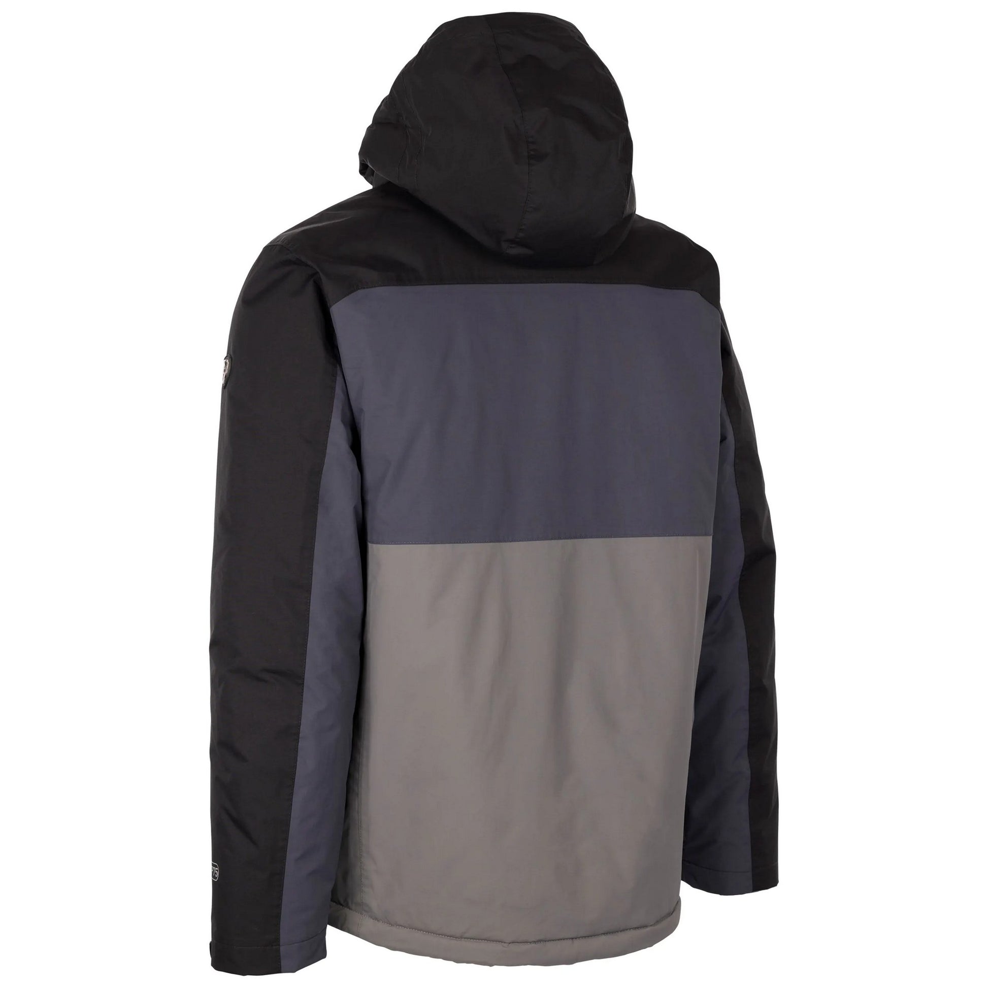 Black - Back - Trespass Mens Dulverton Padded Jacket