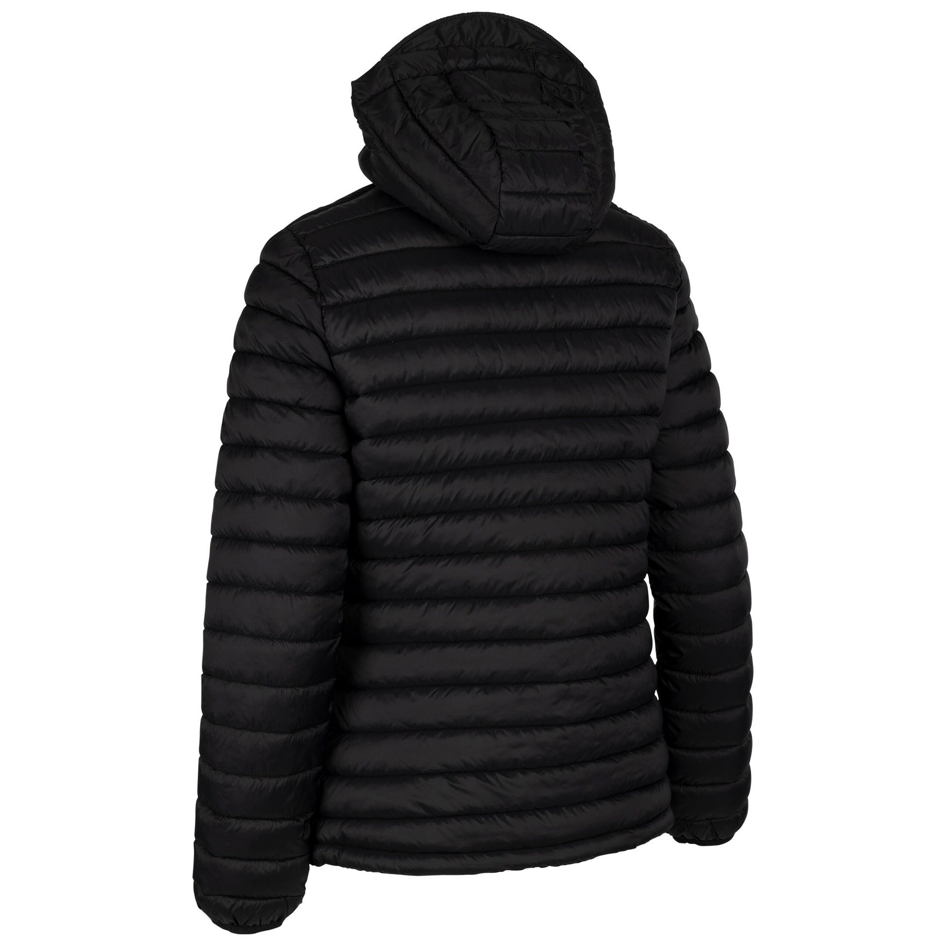 Black - Back - Trespass Womens-Ladies Lenka B Padded Jacket