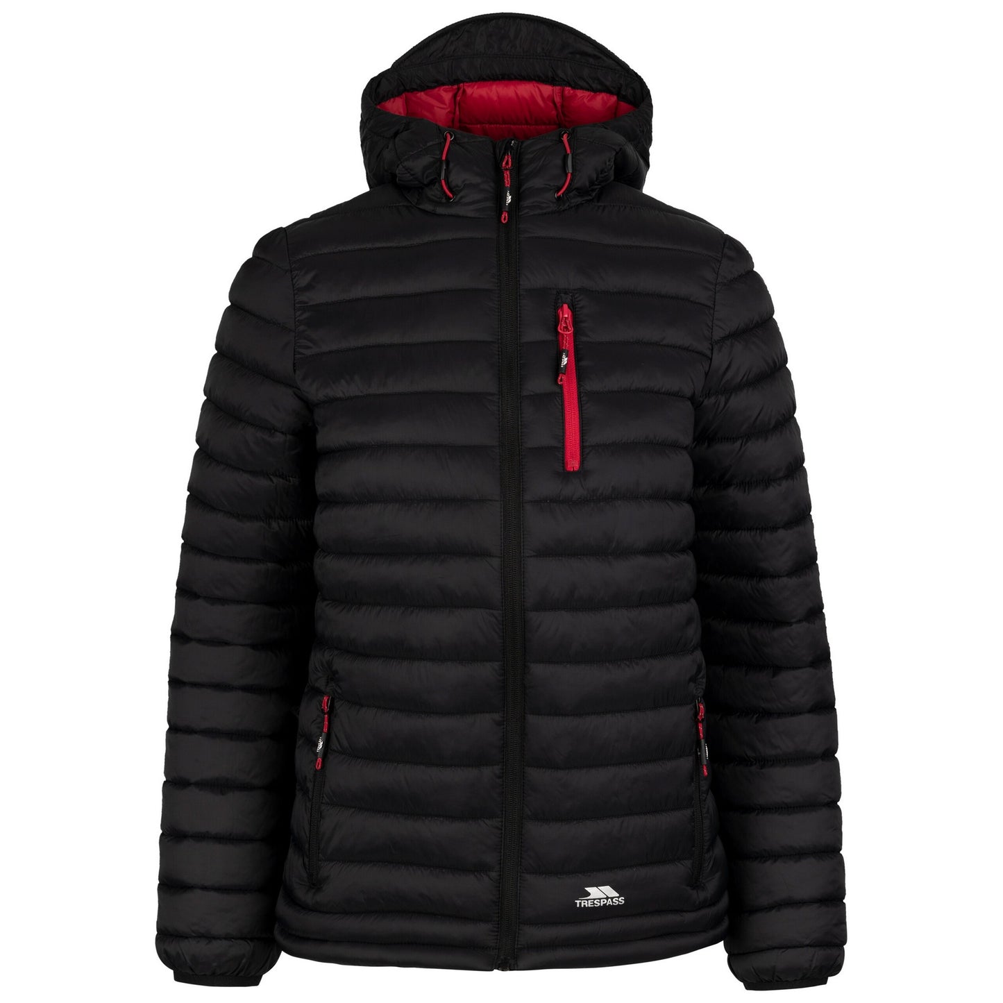 Black - Front - Trespass Womens-Ladies Lenka B Padded Jacket