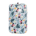 Blue - Back - Trespass Childrens-Kids Bunka 3 Season Tropical Birds Lightweight Mummy Sleeping Bag