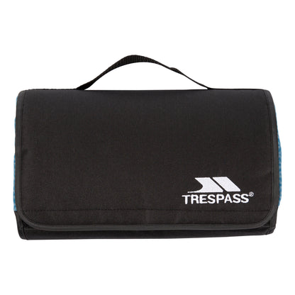 Rich Teal - Lifestyle - Trespass Throw Waterproof Checked Foldable Blanket