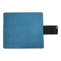 Rich Teal - Front - Trespass Throw Waterproof Checked Foldable Blanket