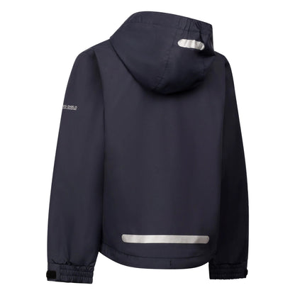 Black - Back - Trespass Childrens-Kids Malio Waterproof Jacket