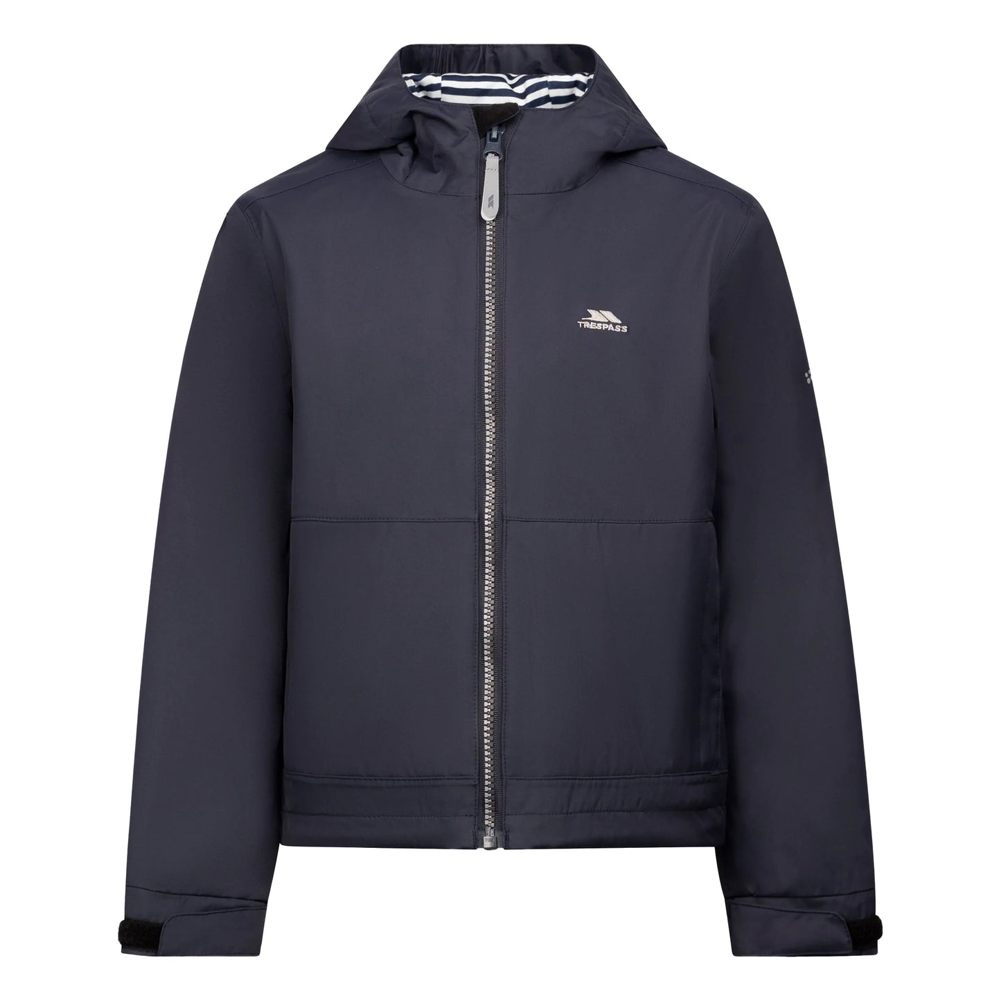 Black - Front - Trespass Childrens-Kids Malio Waterproof Jacket