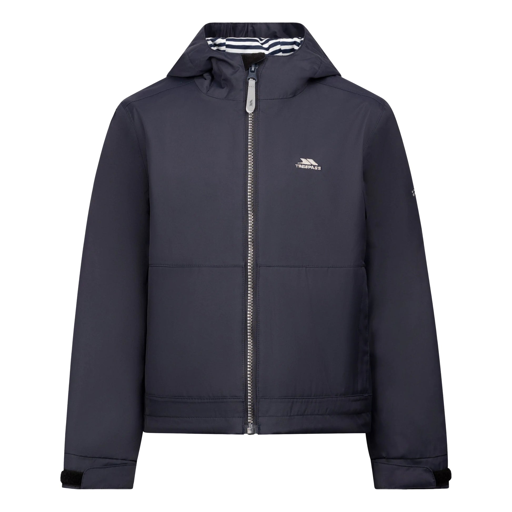 Black - Front - Trespass Childrens-Kids Malio Waterproof Jacket