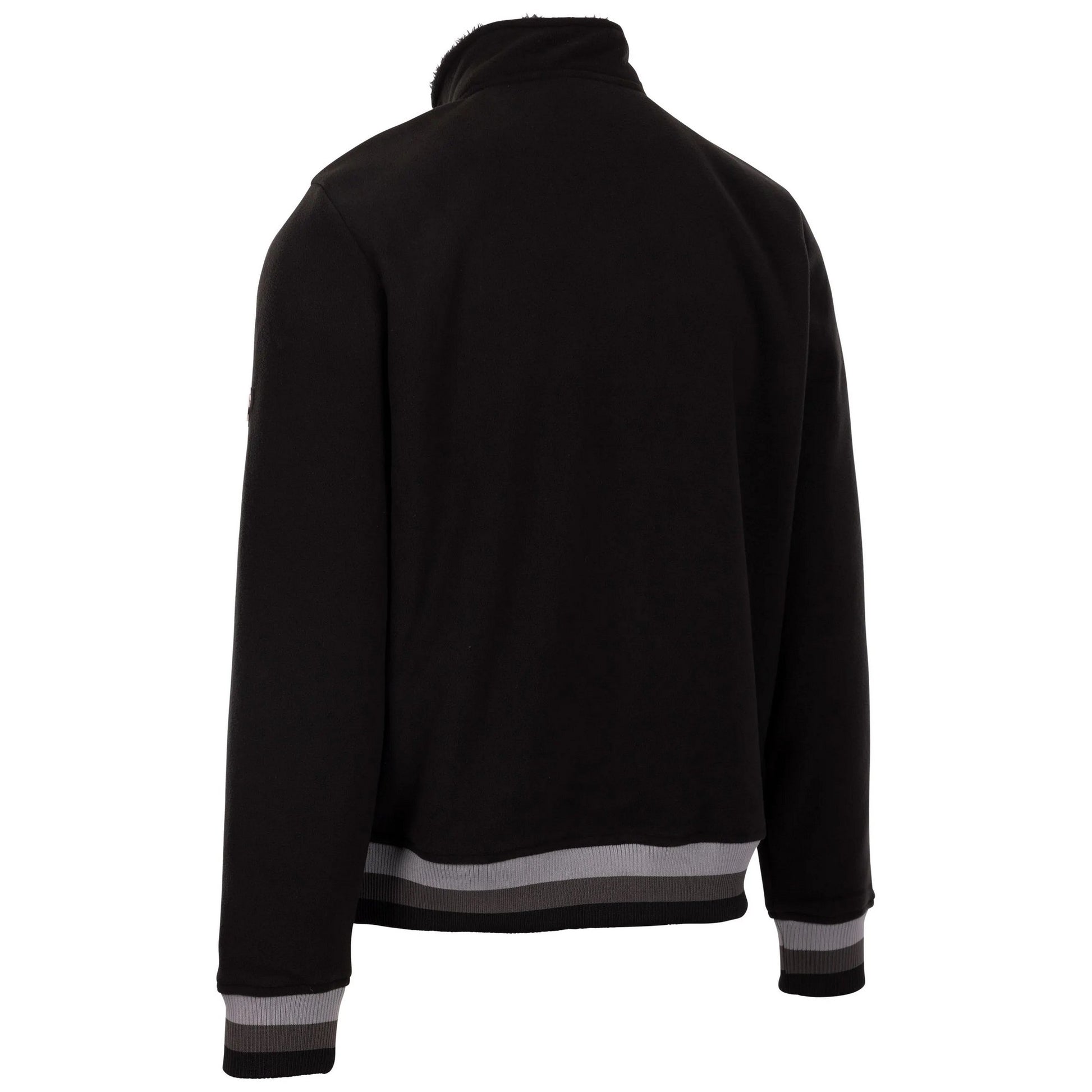 Black - Back - Trespass Mens Elford AT300 Fleece Top