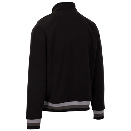 Black - Back - Trespass Mens Elford AT300 Fleece Top