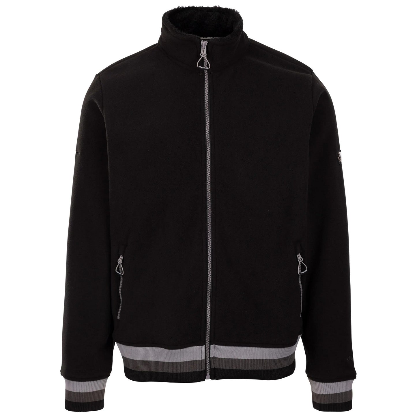 Black - Front - Trespass Mens Elford AT300 Fleece Top
