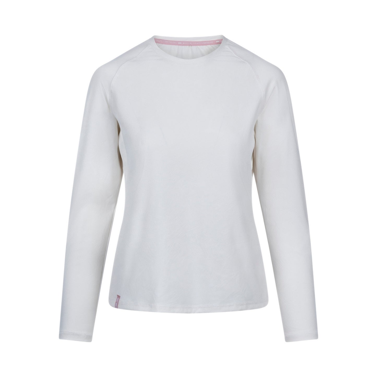 White - Front - Trespass Womens-Ladies Anneliese Long-Sleeved Top