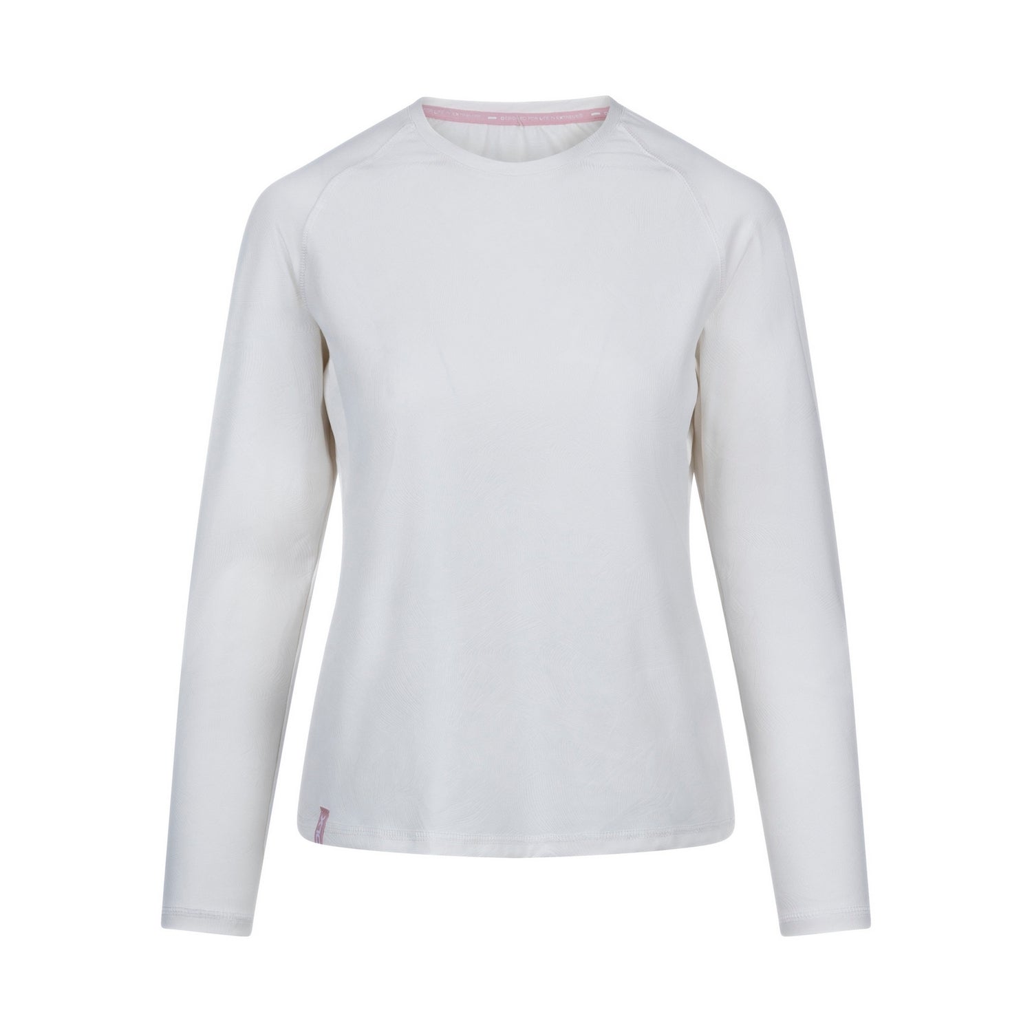 White - Front - Trespass Womens-Ladies Anneliese Long-Sleeved Top