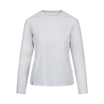 White - Front - Trespass Womens-Ladies Anneliese Long-Sleeved Top