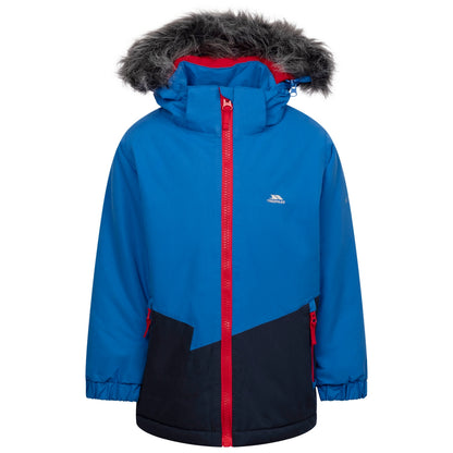 Blue - Front - Trespass Boys Deen Raincoat