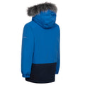 Blue - Back - Trespass Boys Deen Raincoat