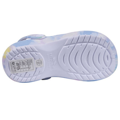 Marshmallow - Pack Shot - Trespass Childrens-Kids Madison Printed Sandals