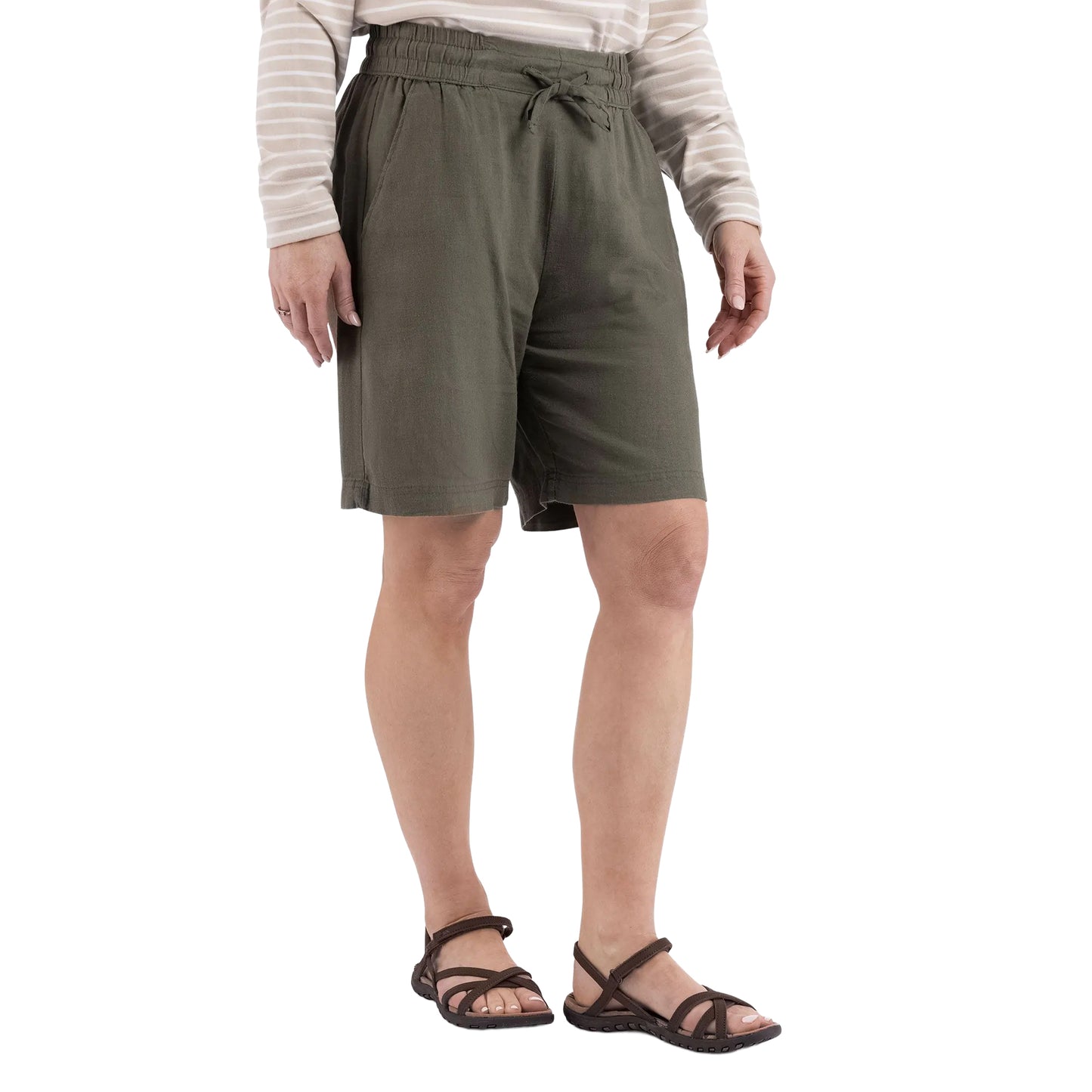 Herb - Side - Trespass Womens-Ladies Reenie Casual Shorts