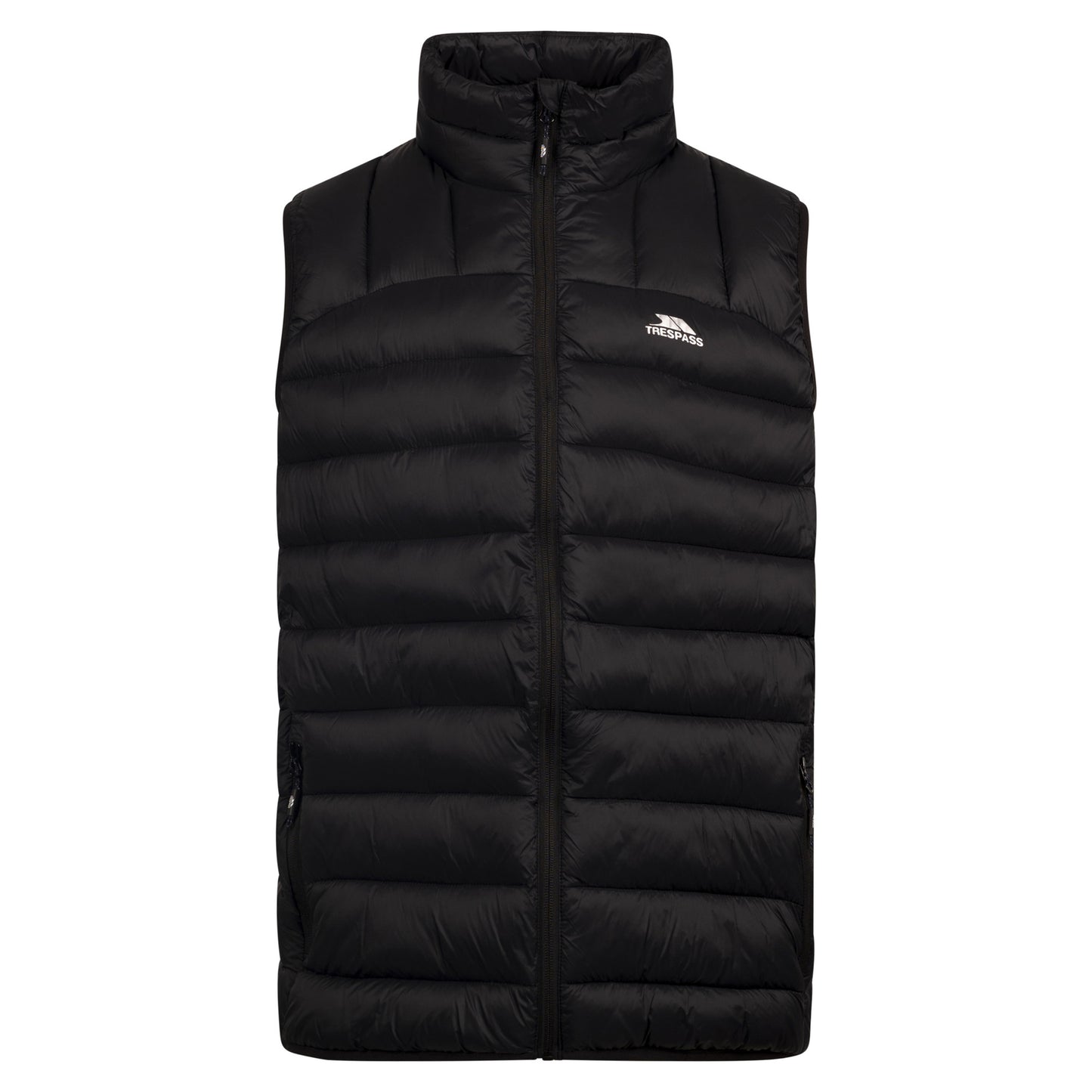 Black - Front - Trespass Mens Fergal Gilet