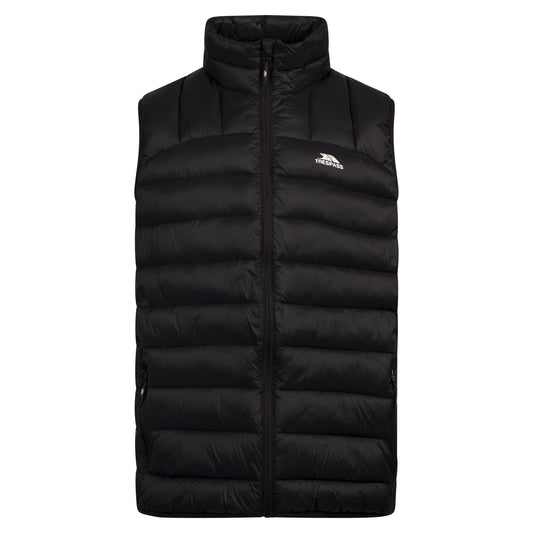 Black - Front - Trespass Mens Fergal Gilet
