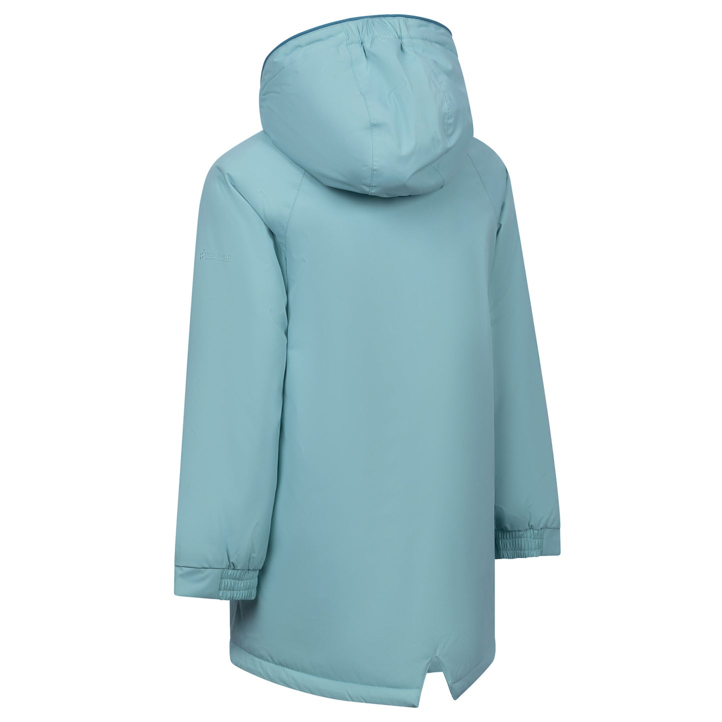 Light Teal - Back - Trespass Girls Roselettie Raincoat