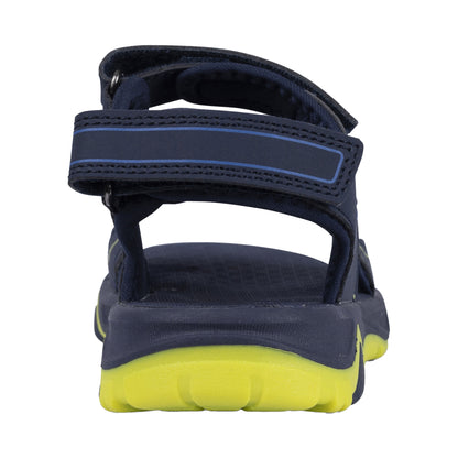 Navy - Back - Trespass Childrens-Kids Jett Double Strap Sandals