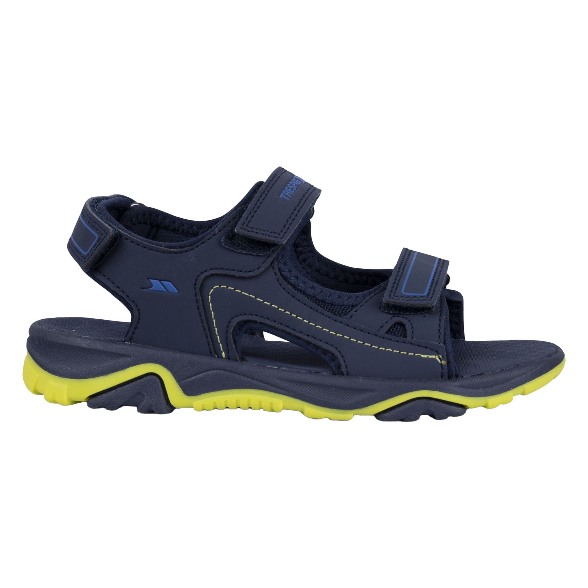 Navy - Lifestyle - Trespass Childrens-Kids Jett Double Strap Sandals