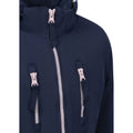 Navy - Side - Trespass Girls Marybank Raincoat