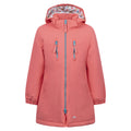 Soft Orange - Front - Trespass Girls Marybank Raincoat