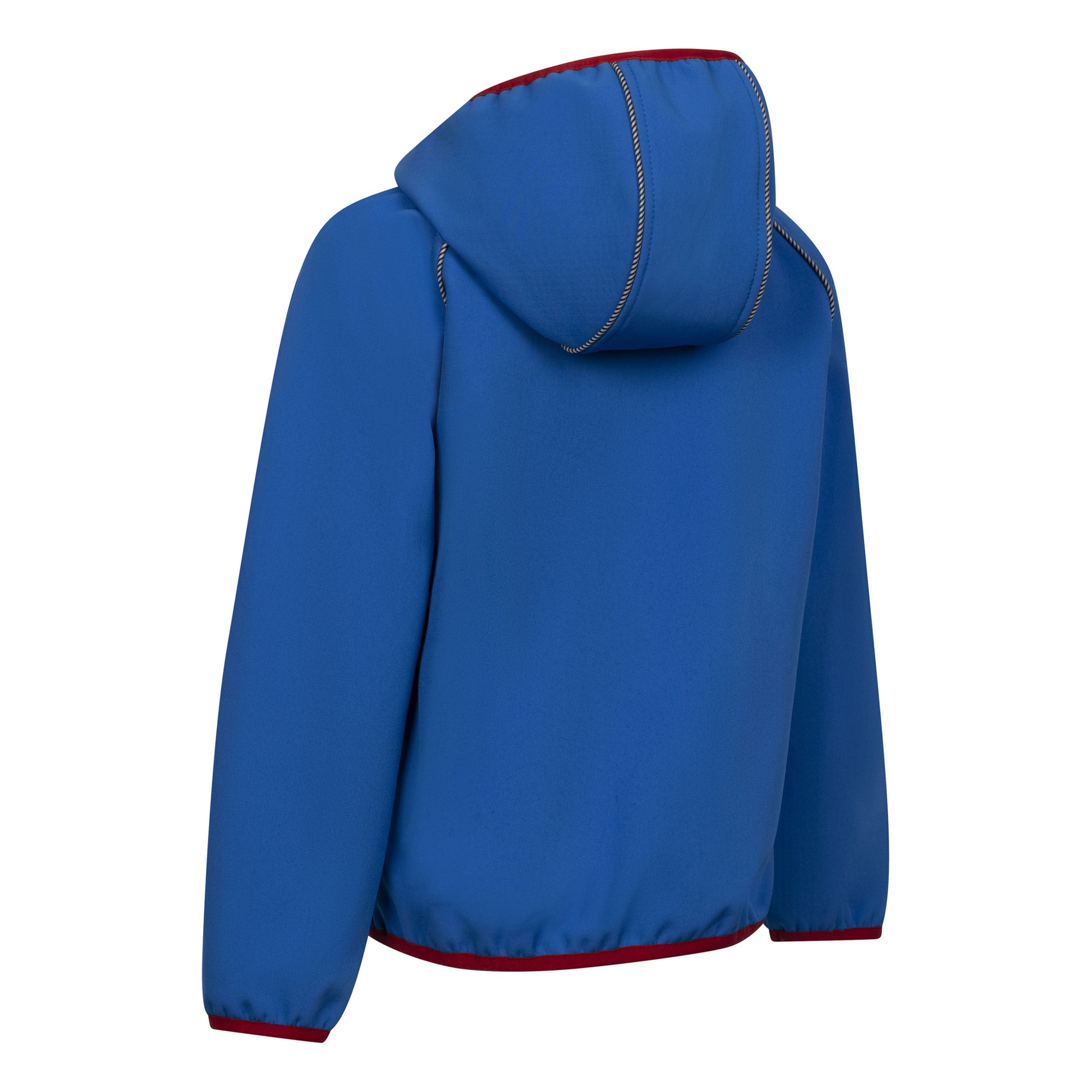 Blue - Back - Trespass Childrens-Kids Belmoon Soft Shell Jacket