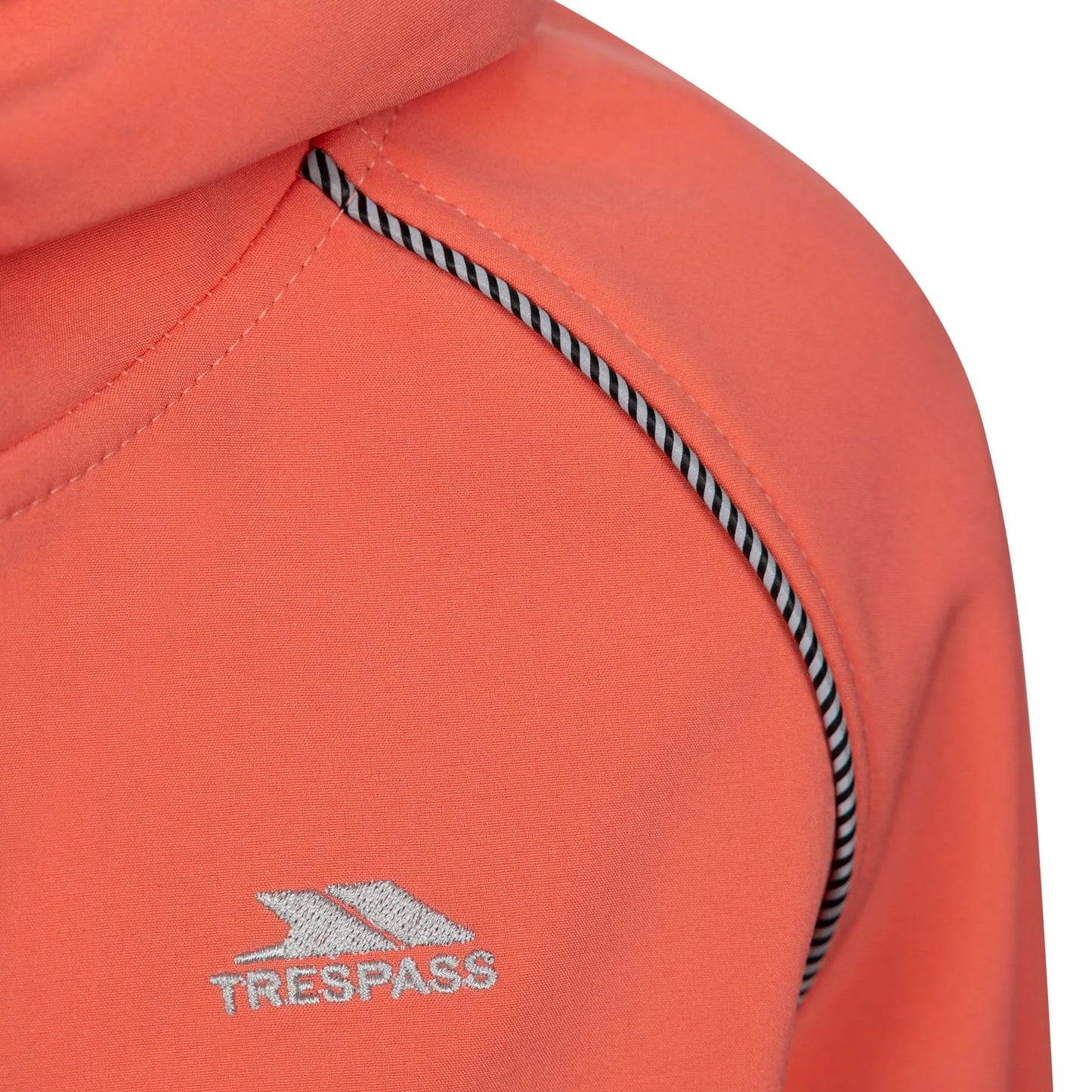 Soft Orange - Pack Shot - Trespass Childrens-Kids Belmoon Soft Shell Jacket