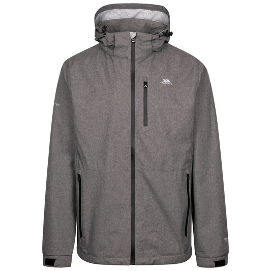 Grey Marl - Front - Trespass Mens Farlesthorpe Outdoor Jacket