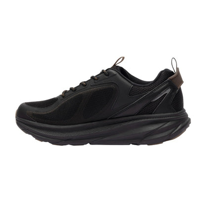 Black - Side - Trespass Mens Carver Waterproof Trainers