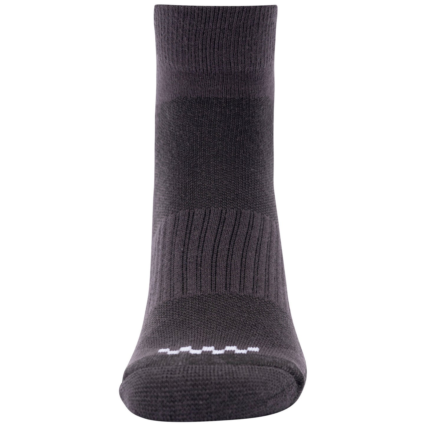 Charcoal-White - Front - Trespass Unisex Adult Champ Sports Socks (Pack of 2)