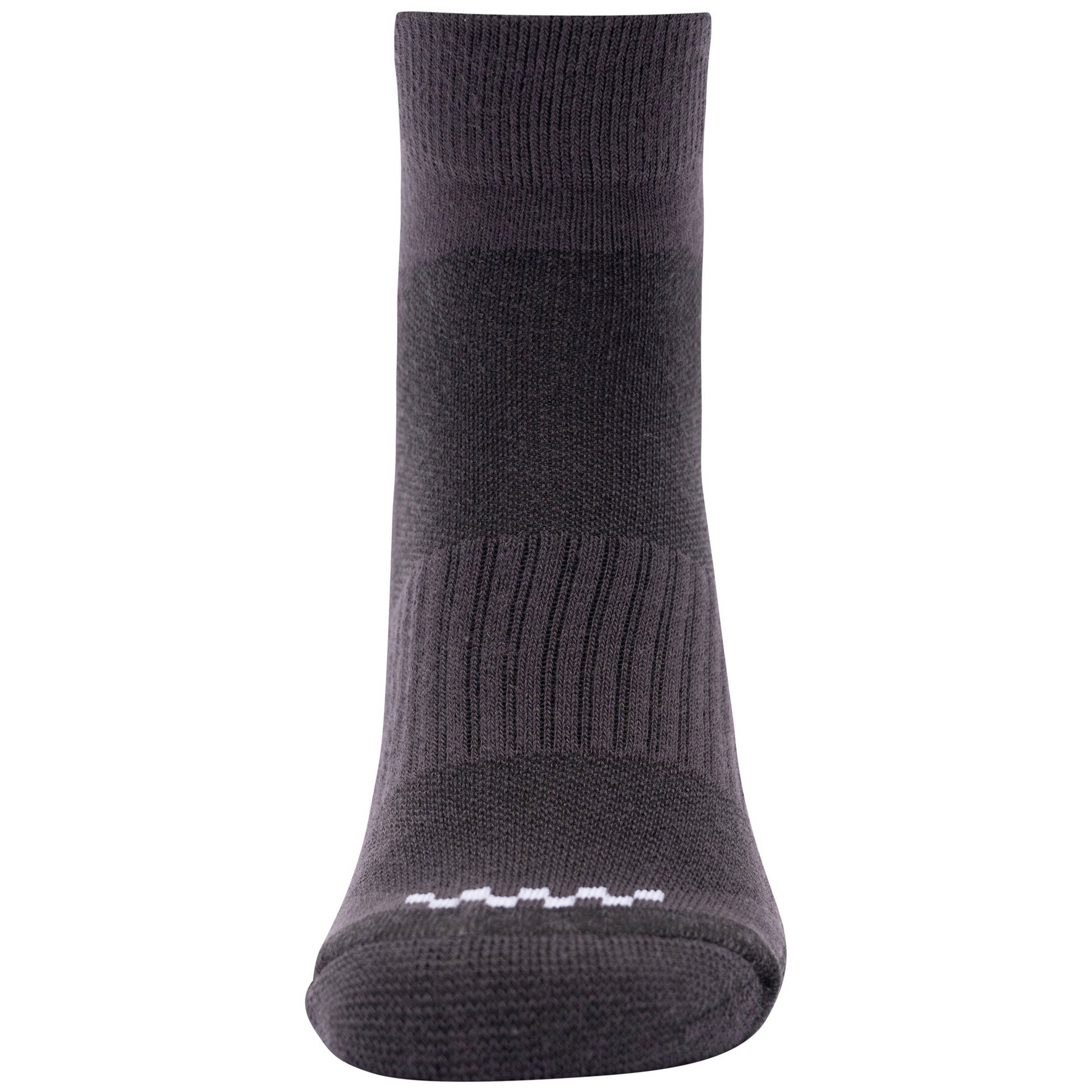 Charcoal-White - Front - Trespass Unisex Adult Champ Sports Socks (Pack of 2)