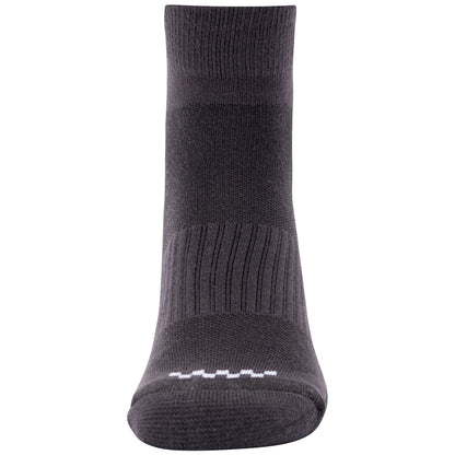 Charcoal-White - Front - Trespass Unisex Adult Champ Sports Socks (Pack of 2)