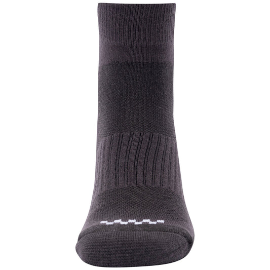Charcoal-White - Front - Trespass Unisex Adult Champ Sports Socks (Pack of 2)