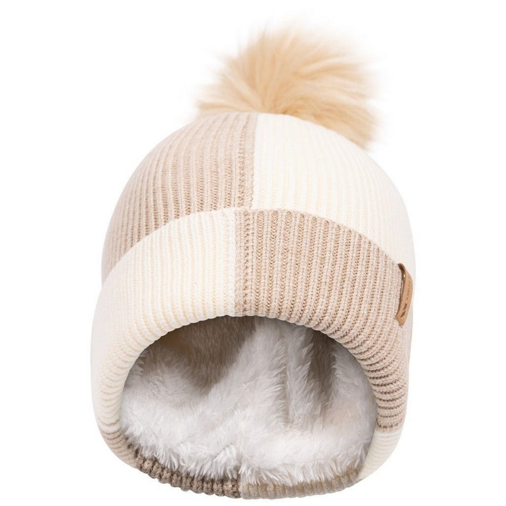 Soft Stone - Front - Trespass Womens-Ladies Zariel Beanie