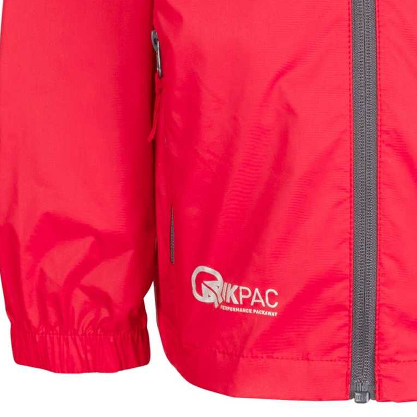 Red - Side - Trespass Childrens-Kids Qikpac Packaway Jacket