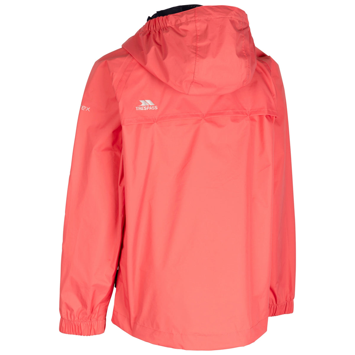 Peach Blush - Back - Trespass Childrens-Kids Qikpac Packaway Jacket