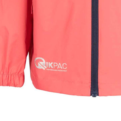 Peach Blush - Side - Trespass Childrens-Kids Qikpac Packaway Jacket
