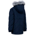 Navy - Back - Trespass Girls Buntee Jacket