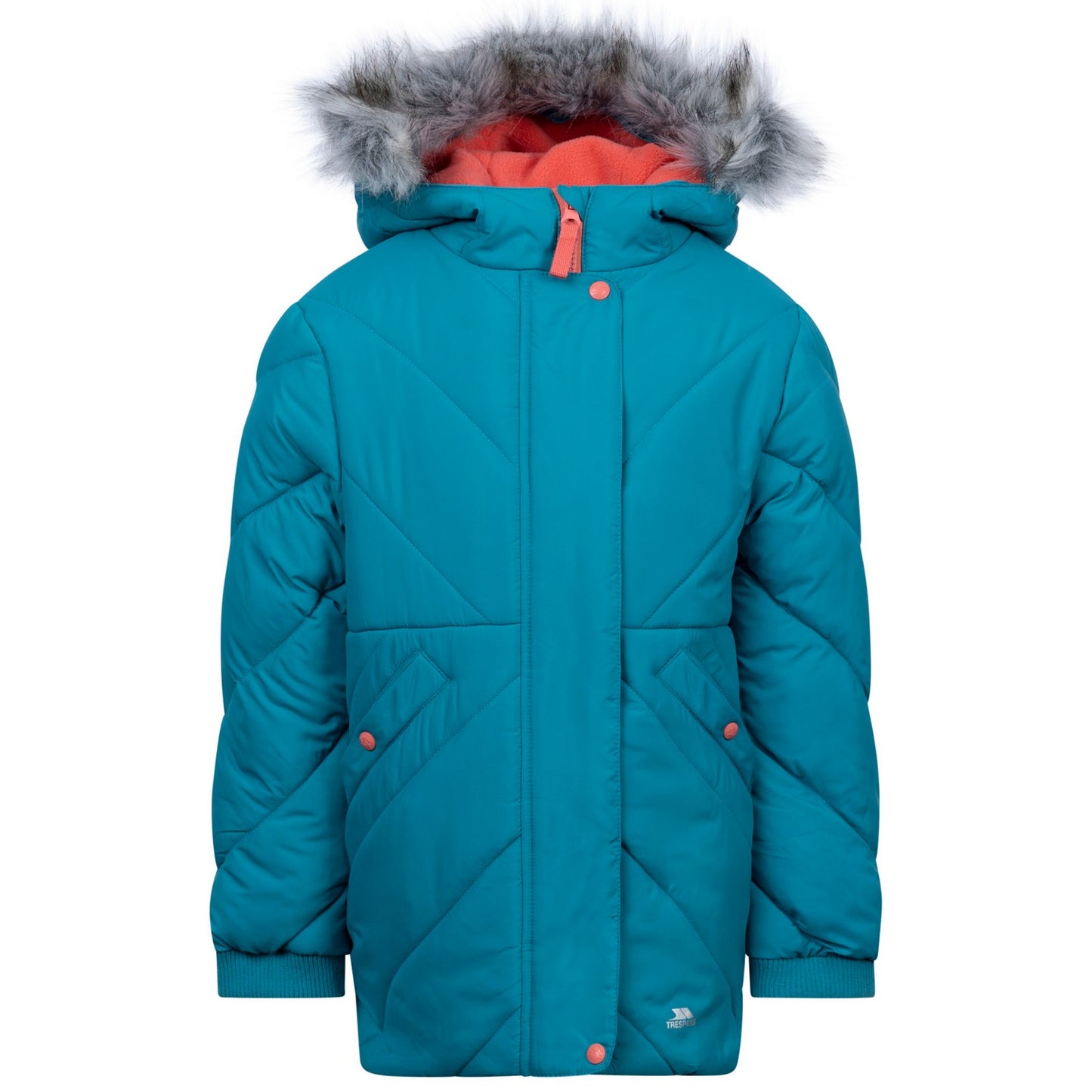 Tropical - Front - Trespass Girls Buntee Jacket