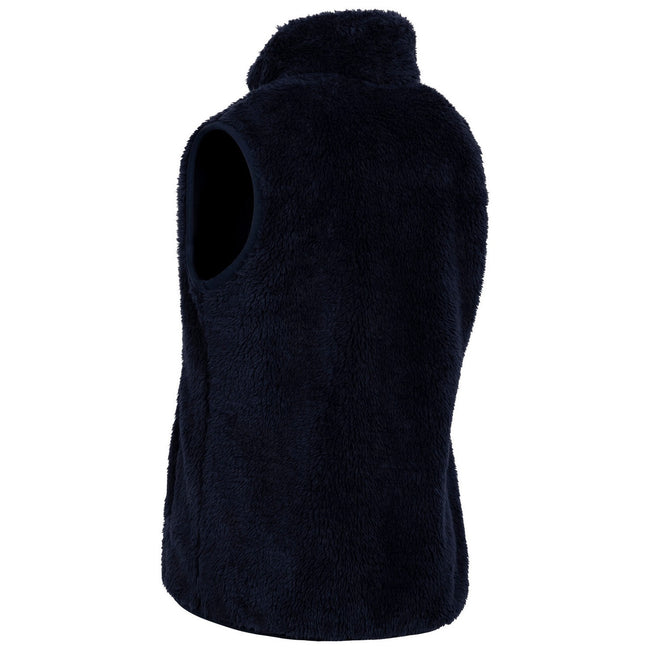 Navy - Back - Trespass Childrens-Kids Porru Fleece Gilet