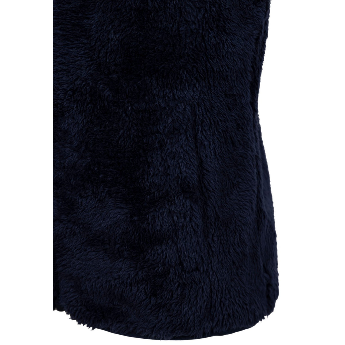 Navy - Side - Trespass Childrens-Kids Porru Fleece Gilet