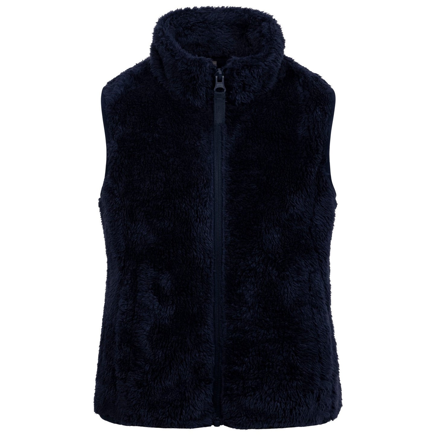 Navy - Front - Trespass Childrens-Kids Porru Fleece Gilet