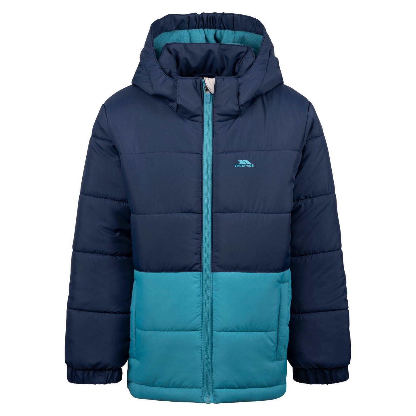 Navy - Front - Trespass Boys Olense Jacket
