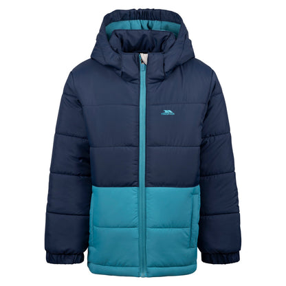 Navy - Front - Trespass Boys Olense Jacket