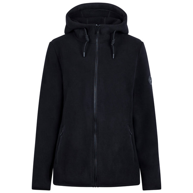 Black - Front - Trespass Womens-Ladies Leila DLX Fleece Jacket