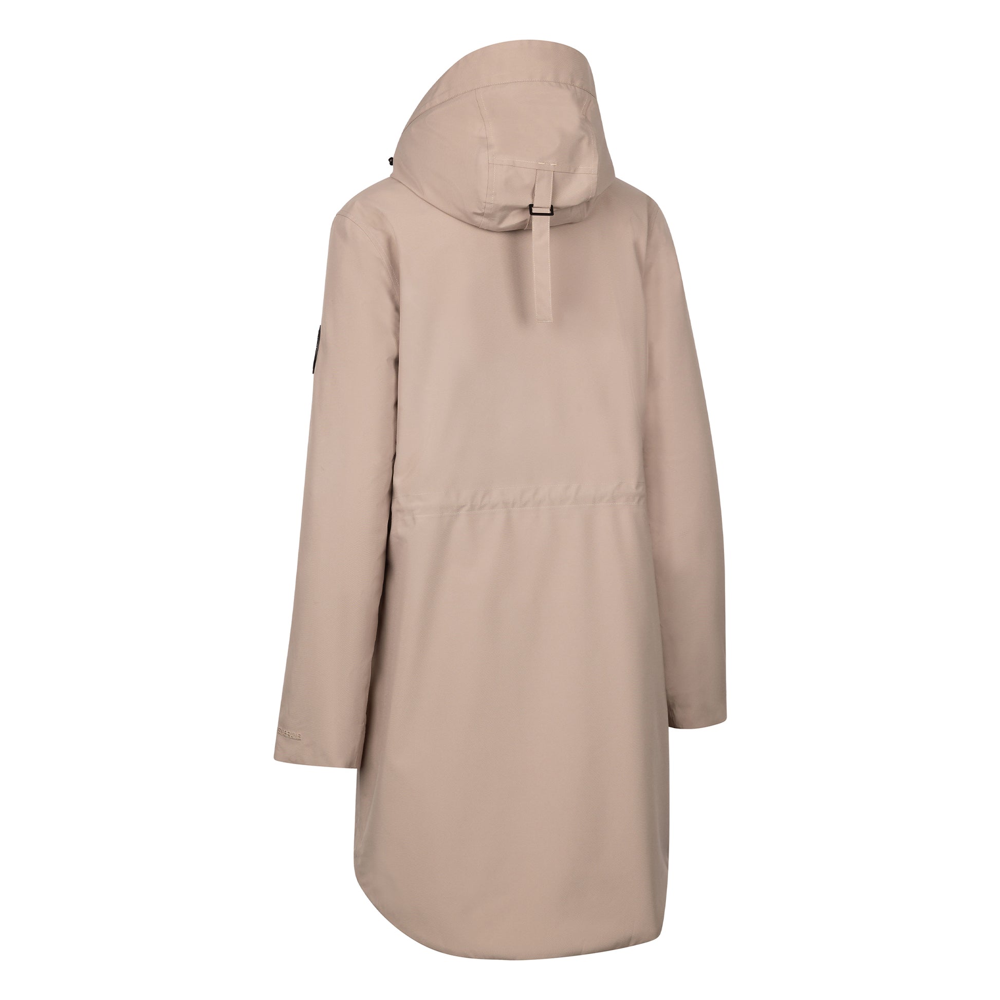 Sand - Back - Trespass Womens-Ladies Deborah DLX Waterproof Jacket