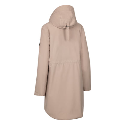 Sand - Back - Trespass Womens-Ladies Deborah DLX Waterproof Jacket