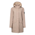 Sand - Front - Trespass Womens-Ladies Deborah DLX Waterproof Jacket
