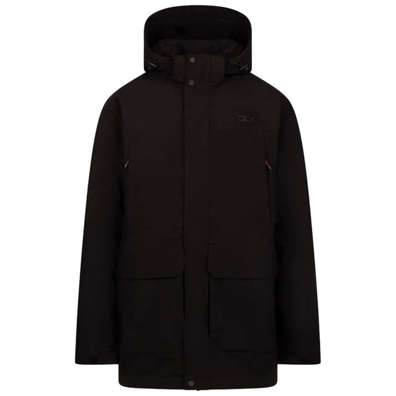 Black - Front - Trespass Mens Donahue DLX Padded Jacket